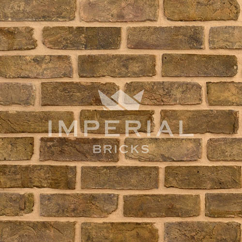 Close up of a wall of Windsor Salvage Stock bricks