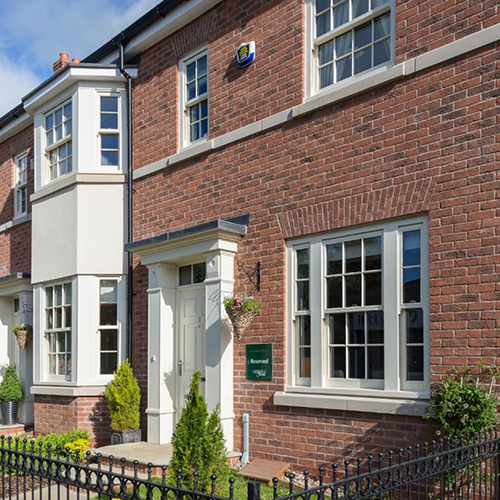 A residential property built from Bradfield Multi bricks