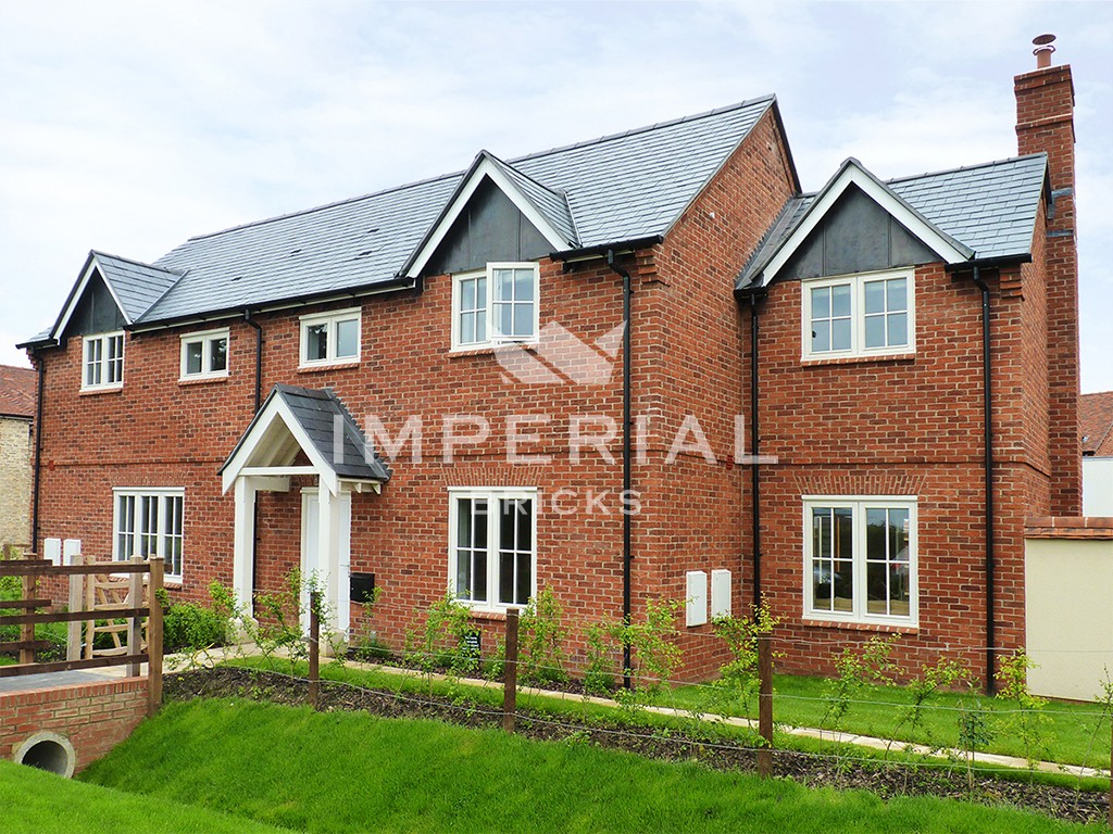 A residential property built using Farmhouse Orange bricks