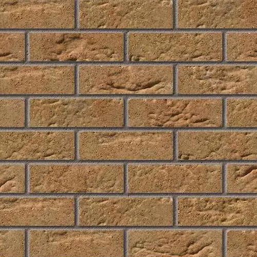 Close up of a wall of Duxbury Corn bricks