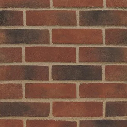 A wall of New Red Multi Gilt Stock bricks