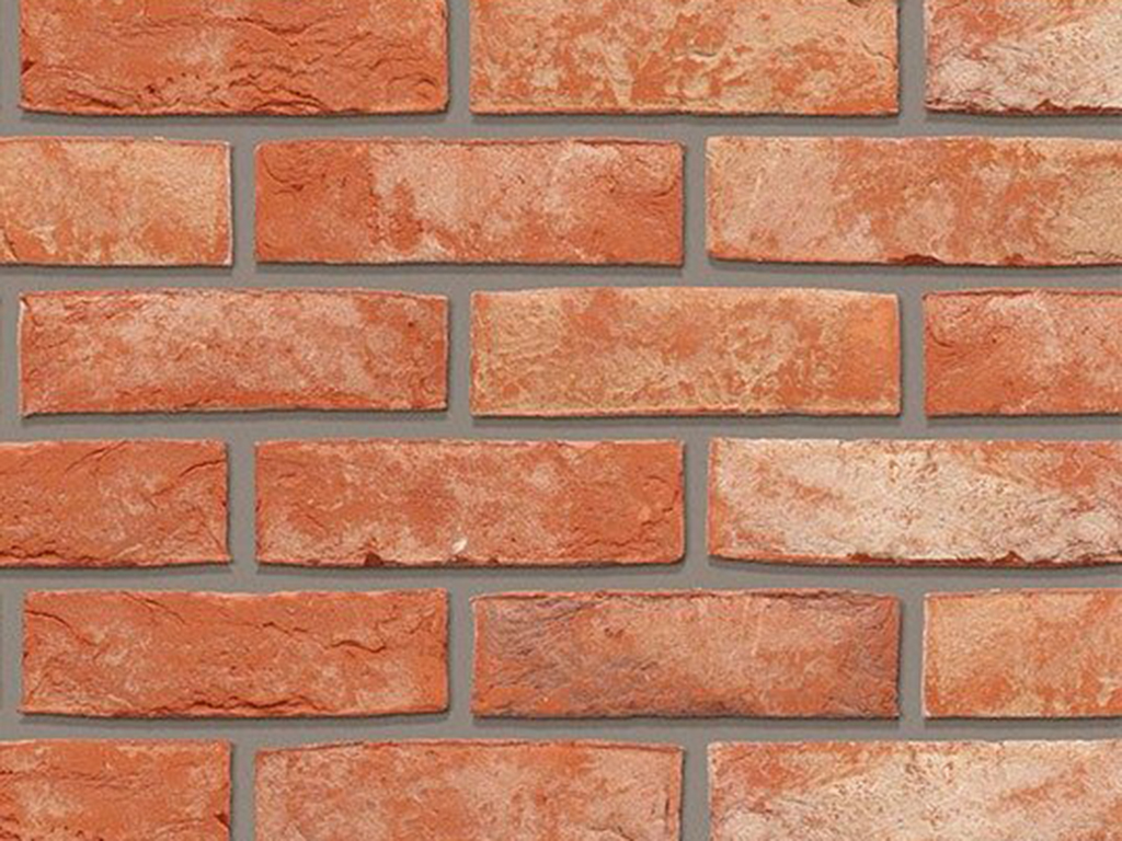 Close up of a wall of Renaissance Multi bricks