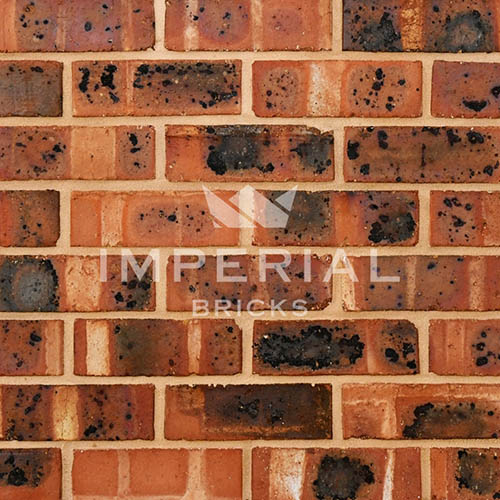 Close up of a wall of Original Giscol Common bricks