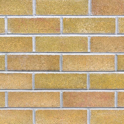 Close up of a wall of Shandon Smooth bricks