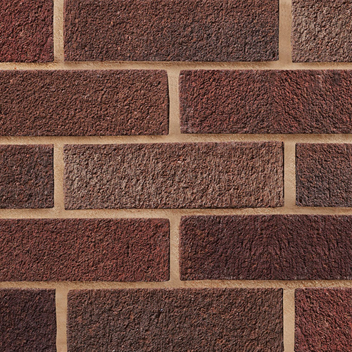 Close up of a wall of Heather Sandfaced 73mm