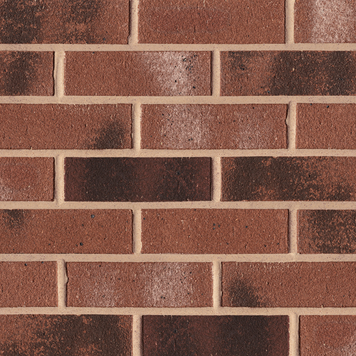 Close up of a wall of Oldstock Antique bricks