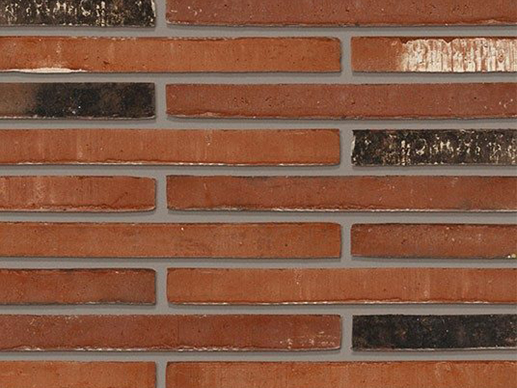 Close up of a wall of Roman Fortuna bricks