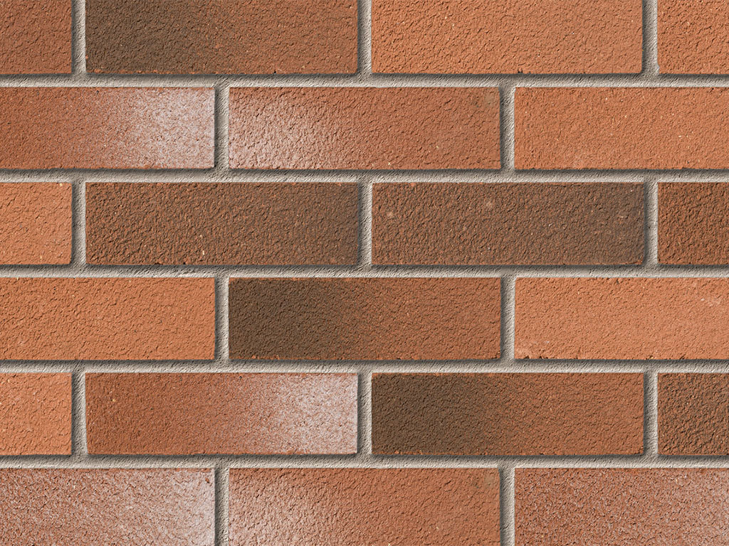 Close up of a wall of Alderley Cottage Blend bricks