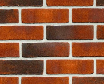 Close up look of red multi brick