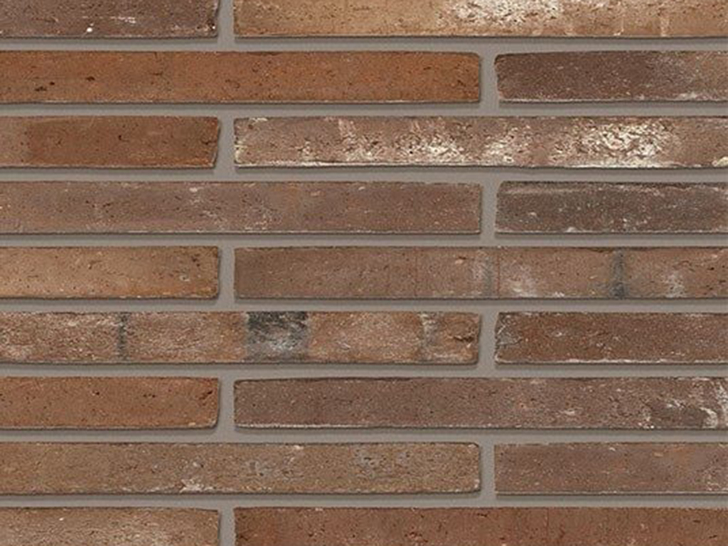 Close up of a wall of Roman Maestra bricks