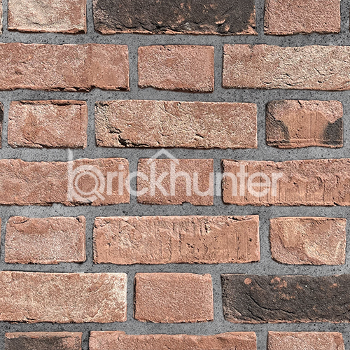 Close up of a wall of Flemish Antique bricks