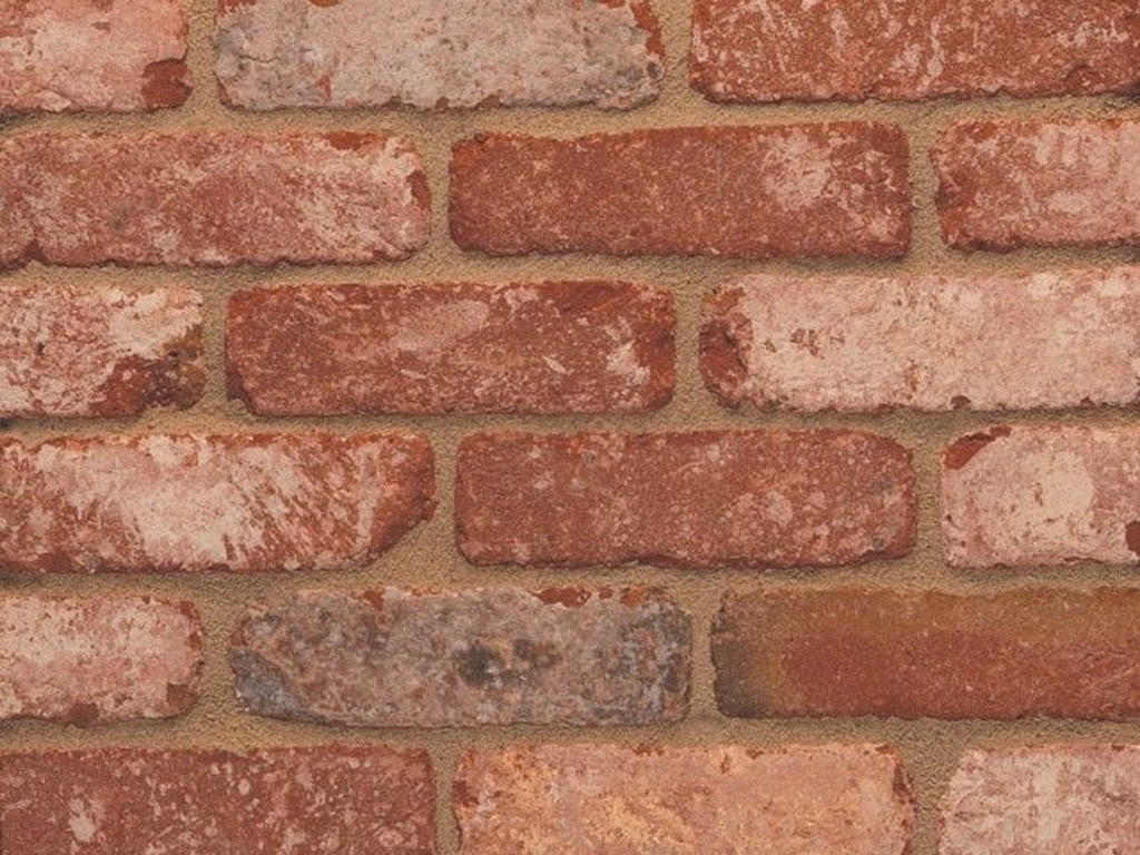 Close up of a wall of Retro Cottage Stock bricks