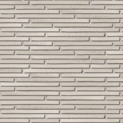 Close up of a wall of Rutherford facing bricks
