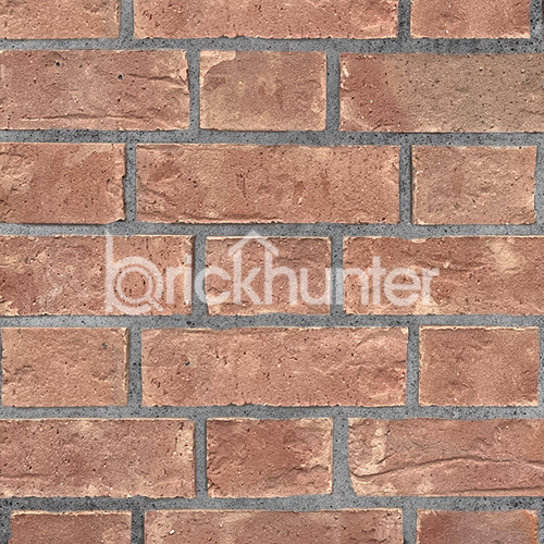 Close up of a wall built using Worcester Red Multi bricks