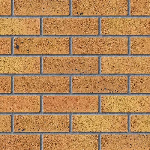 Close up of a wall of Lansdown Corn bricks