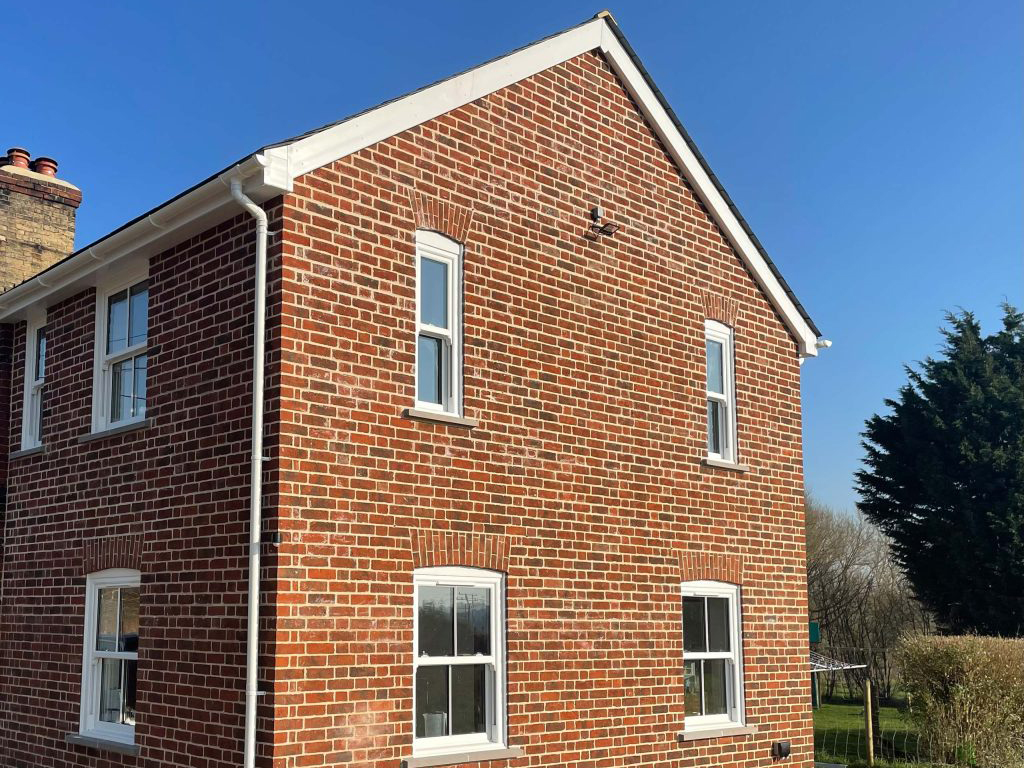 A Townhouse Blend Handmade brick house