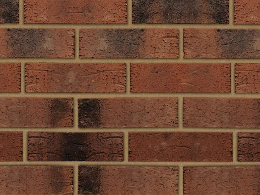 Close up of a wall of Binnian bricks
