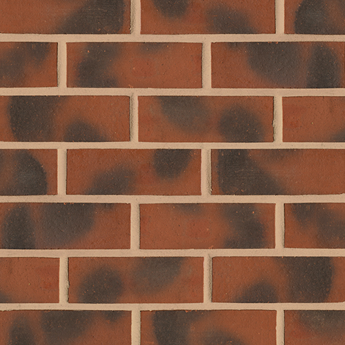 Close up of a wall of Civic Multi 73mm bricks
