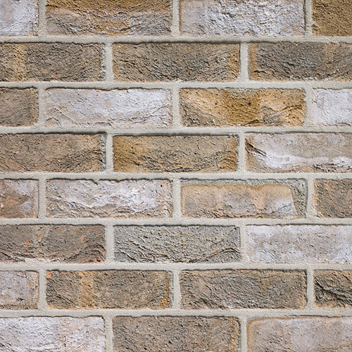 Close up of a wall of Cathargo bricks