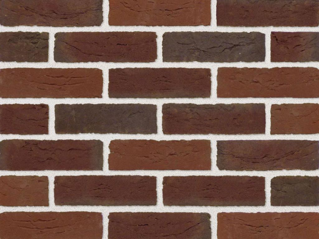 Close up of a wall of Rural Blend Handmade bricks