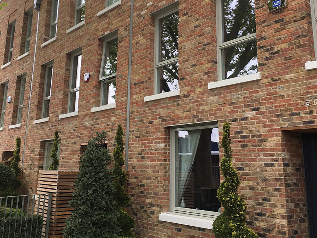 Residential properties built from Acton Blend bricks