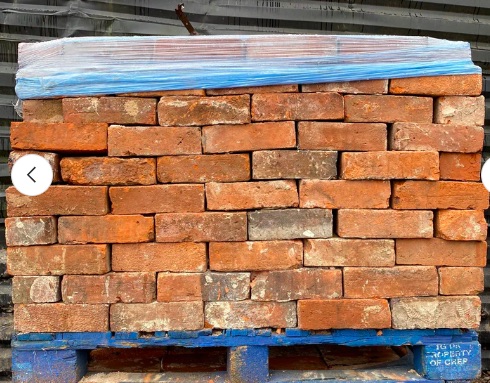 View of farmhouse handmades on a pallet