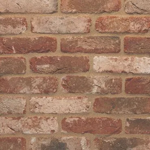 A wall of Retro Barn Stock bricks