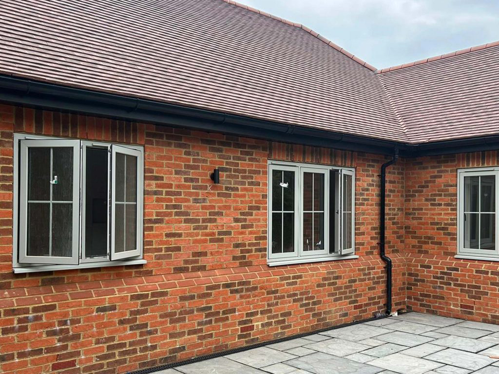 A house built using Melford Blend Handmade bricks
