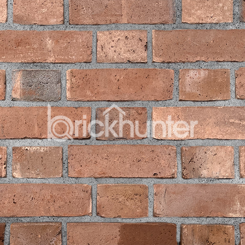 Close up of a wall of Old Pluckley Blend bricks