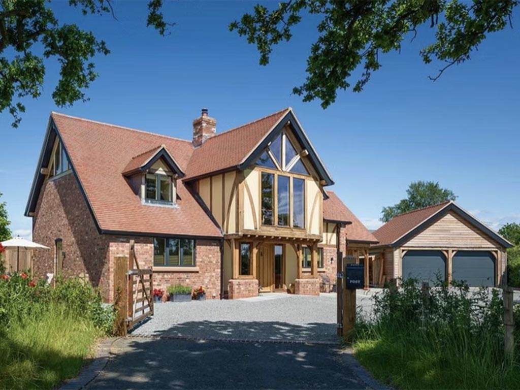 A house built from Russet White bricks
