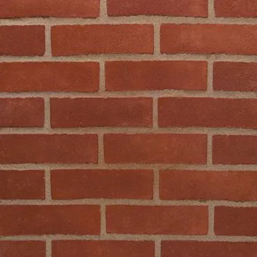 A wall of Warnham Red Stock bricks