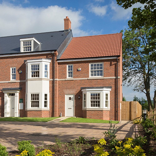 A house built using Bradfield Multi bricks