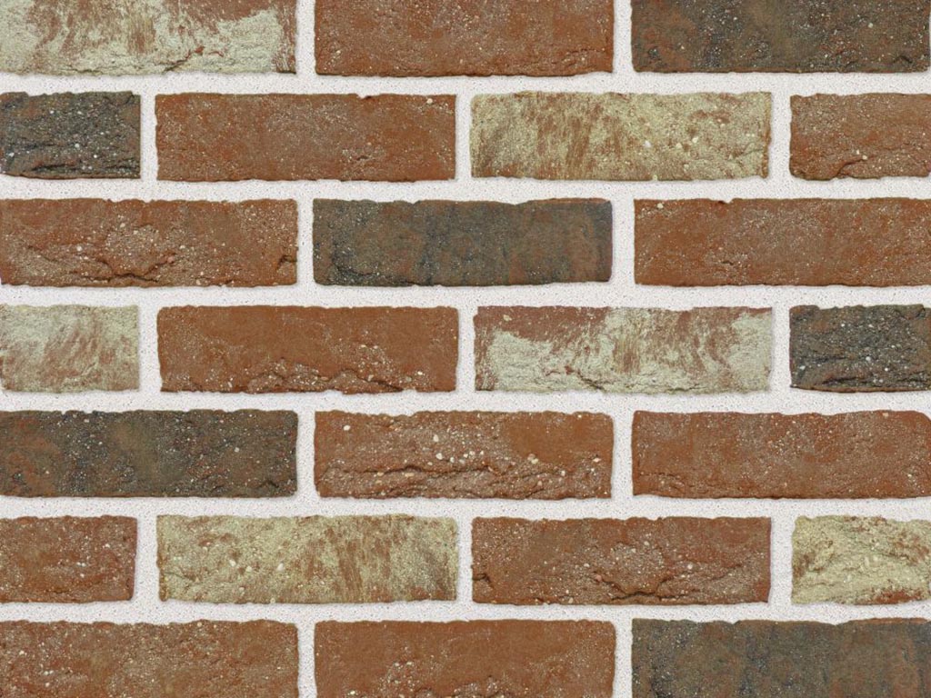 Close up of a wall of Barok bricks