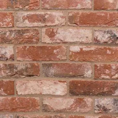 A wall of Olde Wells Rustica bricks