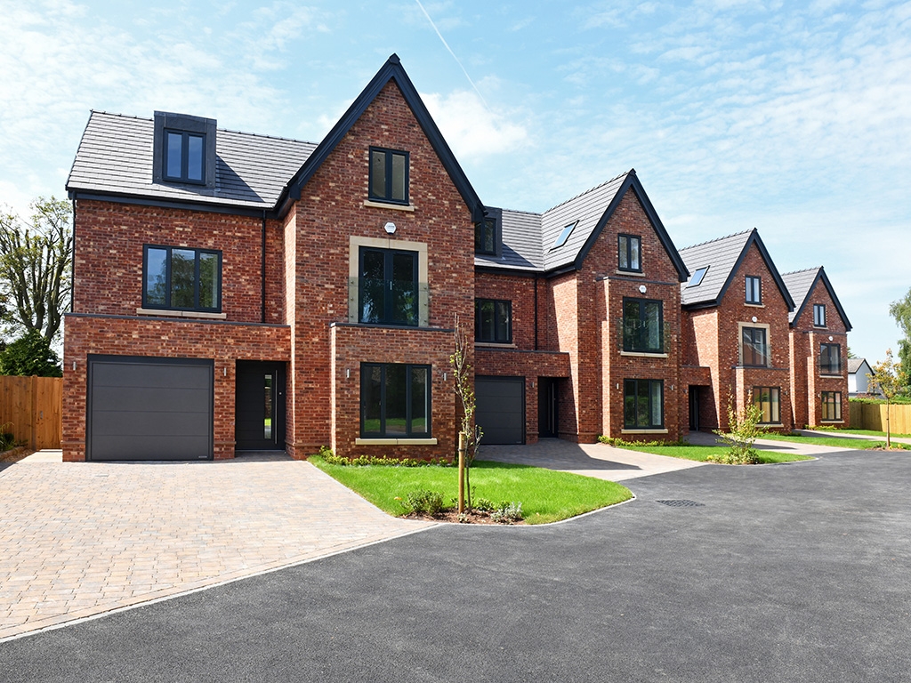 An exterior of a house built using Reclamation Red Handmade bricks