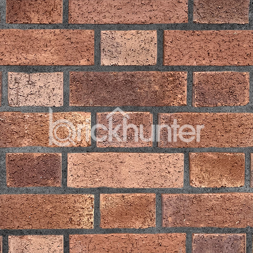 Close up of a wall of Wentworth Mixture bricks