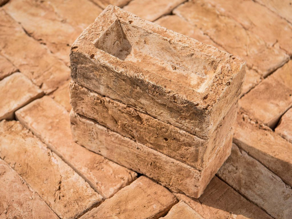 A stack of Foxton Cream Handmade