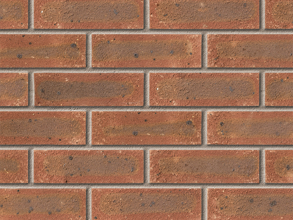 Close up of a wall of Balmoral bricks