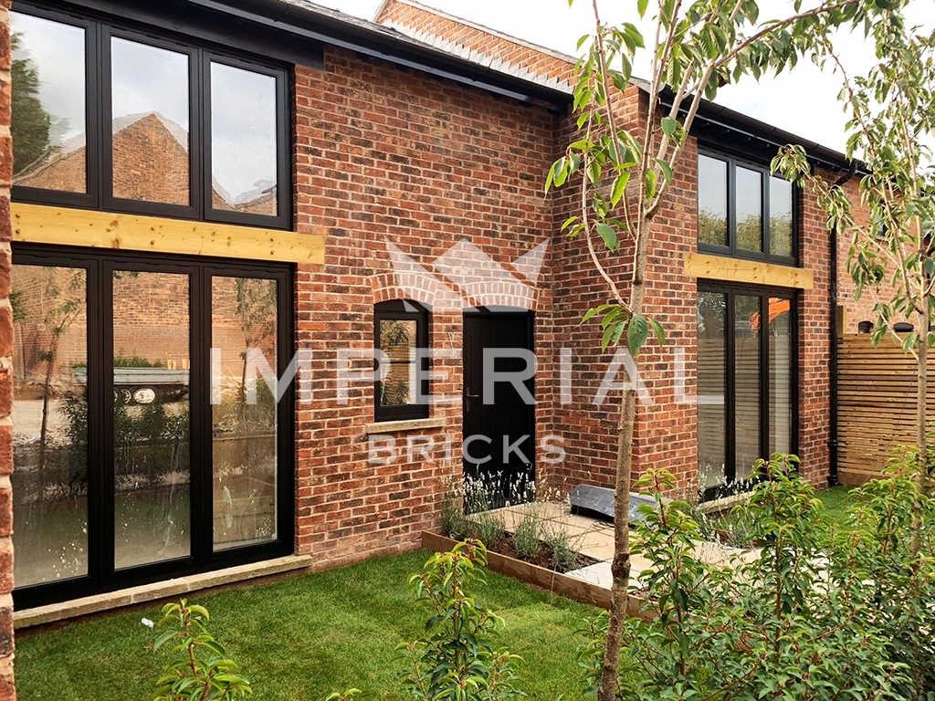 An exterior of a house built using Urban Weathered bricks