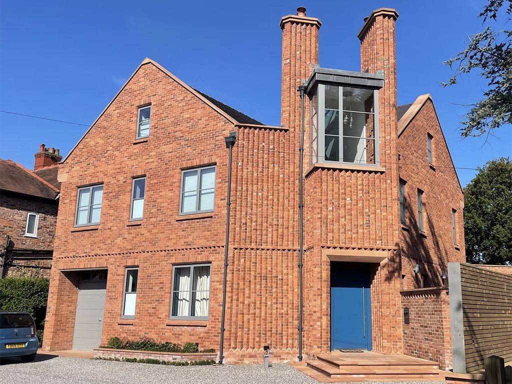 A Clamp Natural Orange brick house