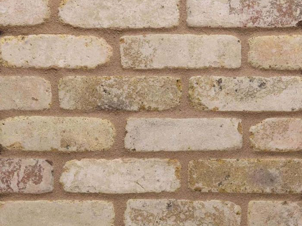 CLose up of a wall of Retro Mayfair Stock bricks