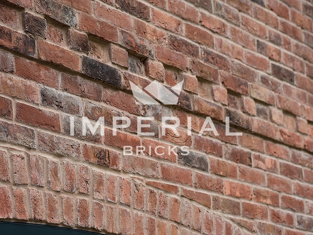 Detailed Reclamation Red Handmade brickwork