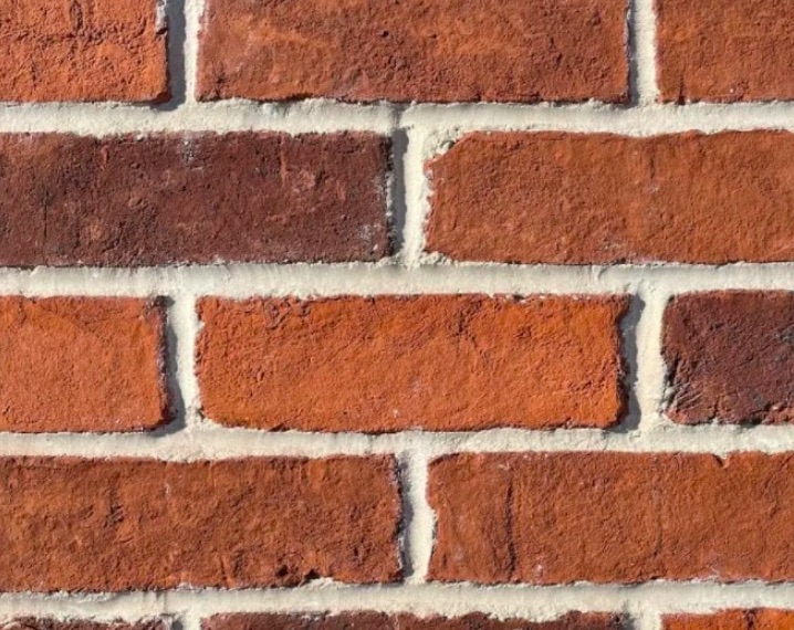 Close up of a wall of Rural Multi Handmade bricks