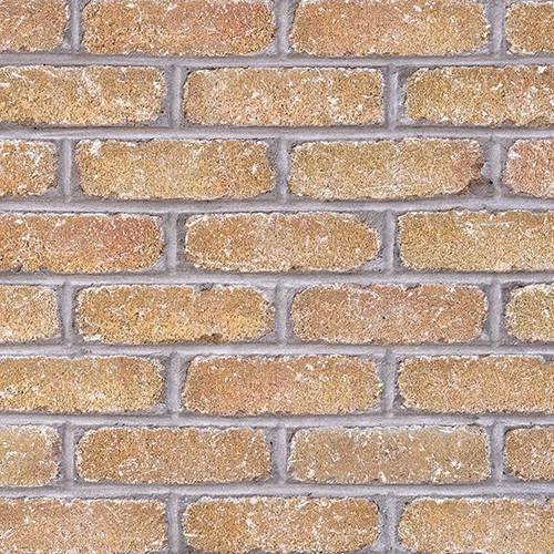 Close up of a wall of Shandon Antique bricks