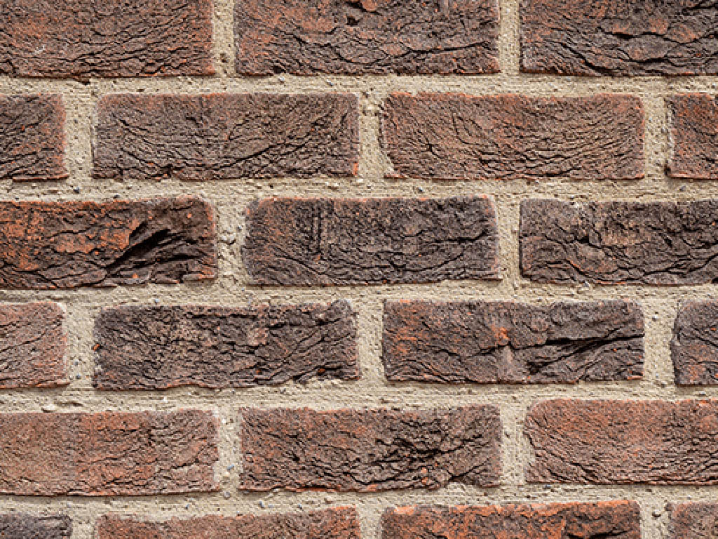 Close up of a wall of Laddus bricks