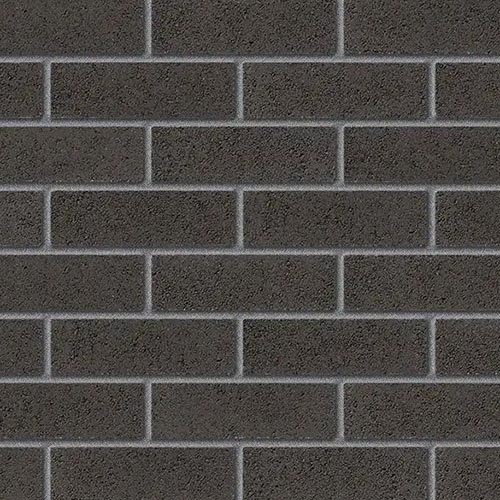 Close up of a wall of Sapphire Blue bricks