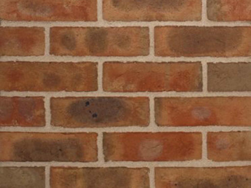 CLose up of a wall of Hestia Multi bricks