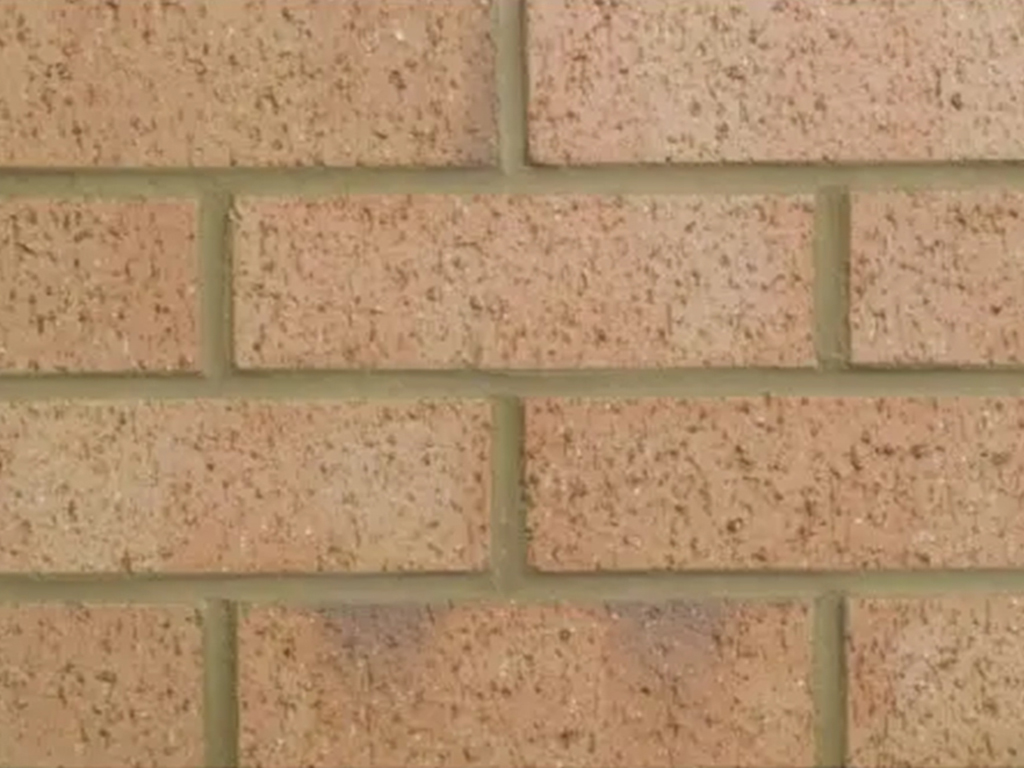 Close up of a wall of Ingleborough Buff Multi bricks