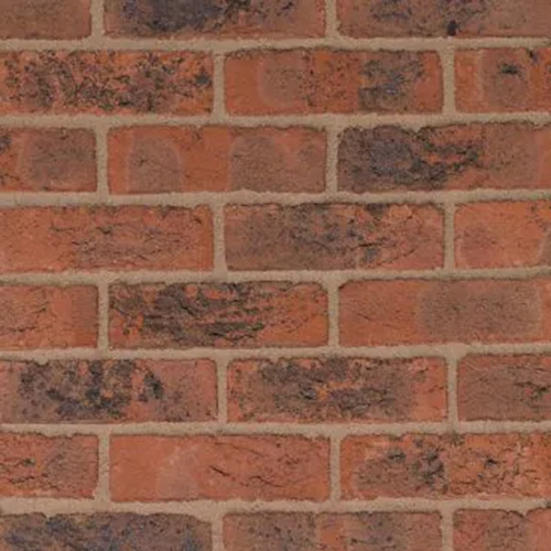A wall of Bradfield Multi bricks