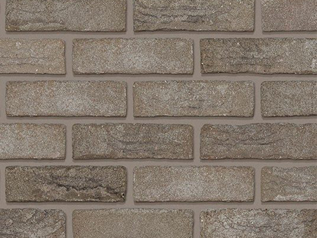 Close up of a wall of Westfield Grey bricks